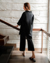 Black Linen Set