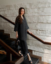 Black Linen Set