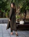 Olive Karandi Fringe Set