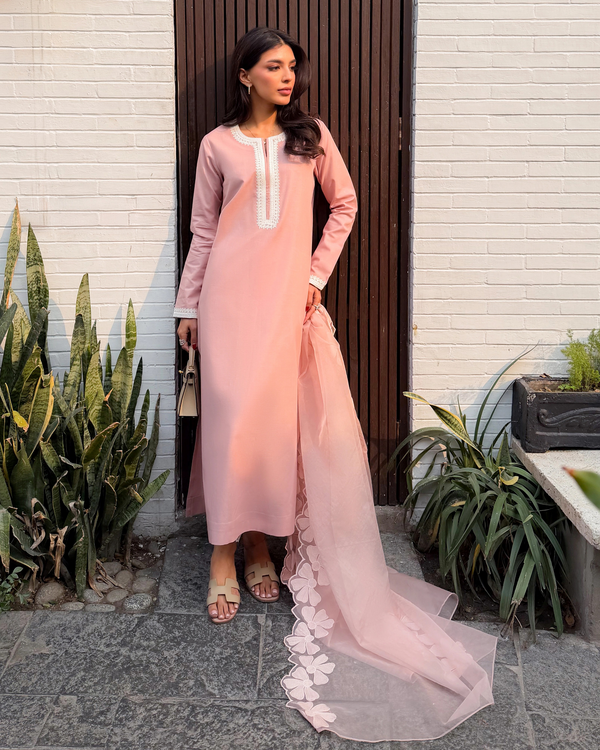 Blush Pink Kora set
