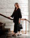 Black Linen Set