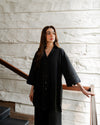 Black Linen Set