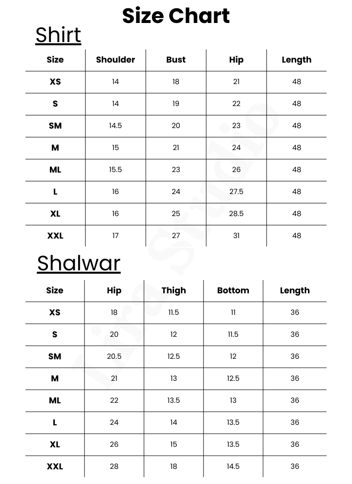 Size Chart Image