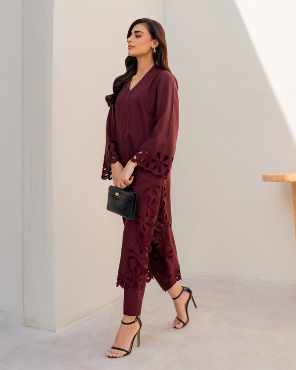 Burgundy Magnolia Set