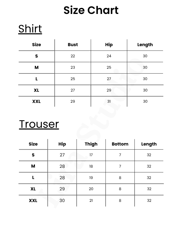 Size Chart Image