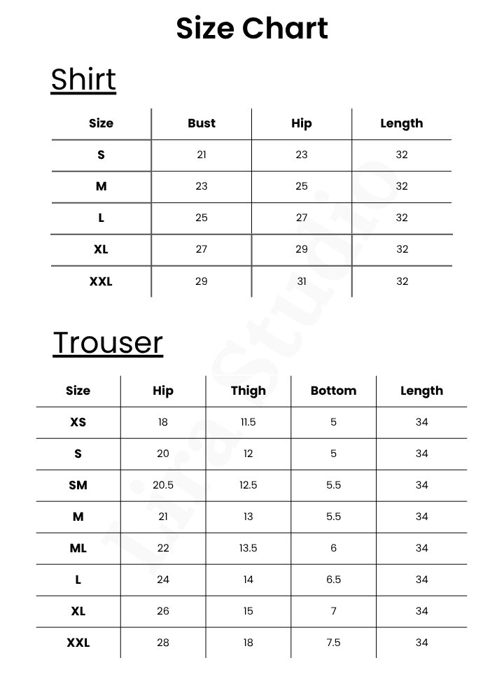 Size Chart Image