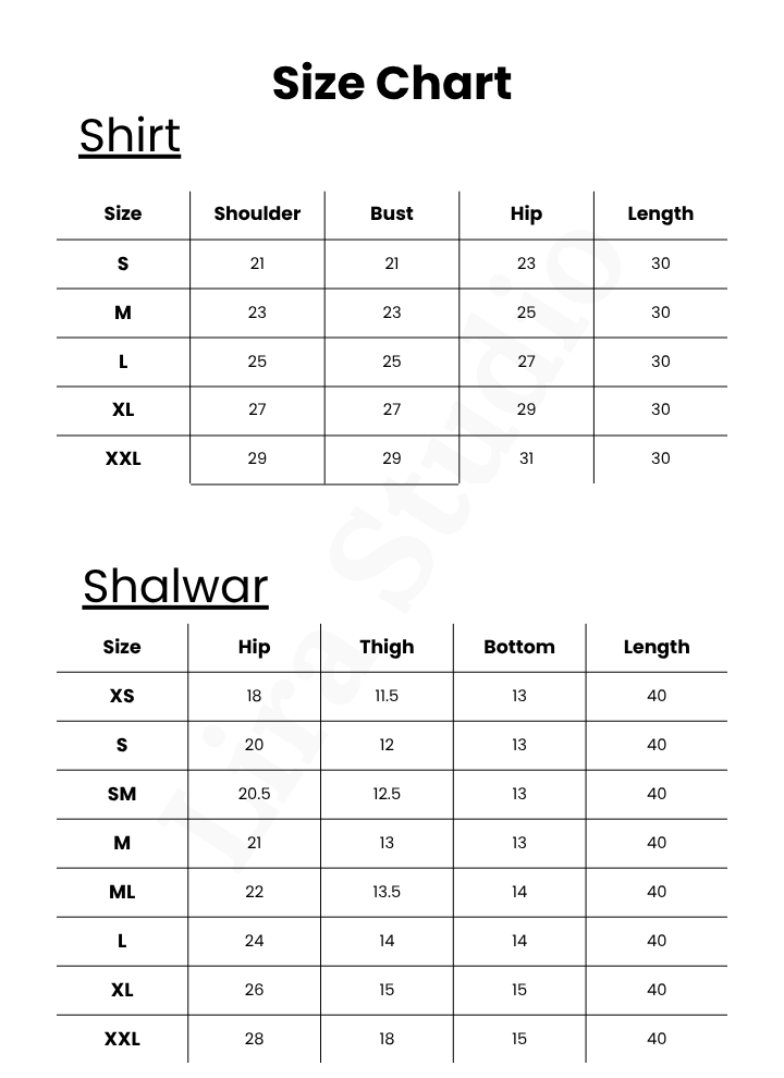 Size Chart Image