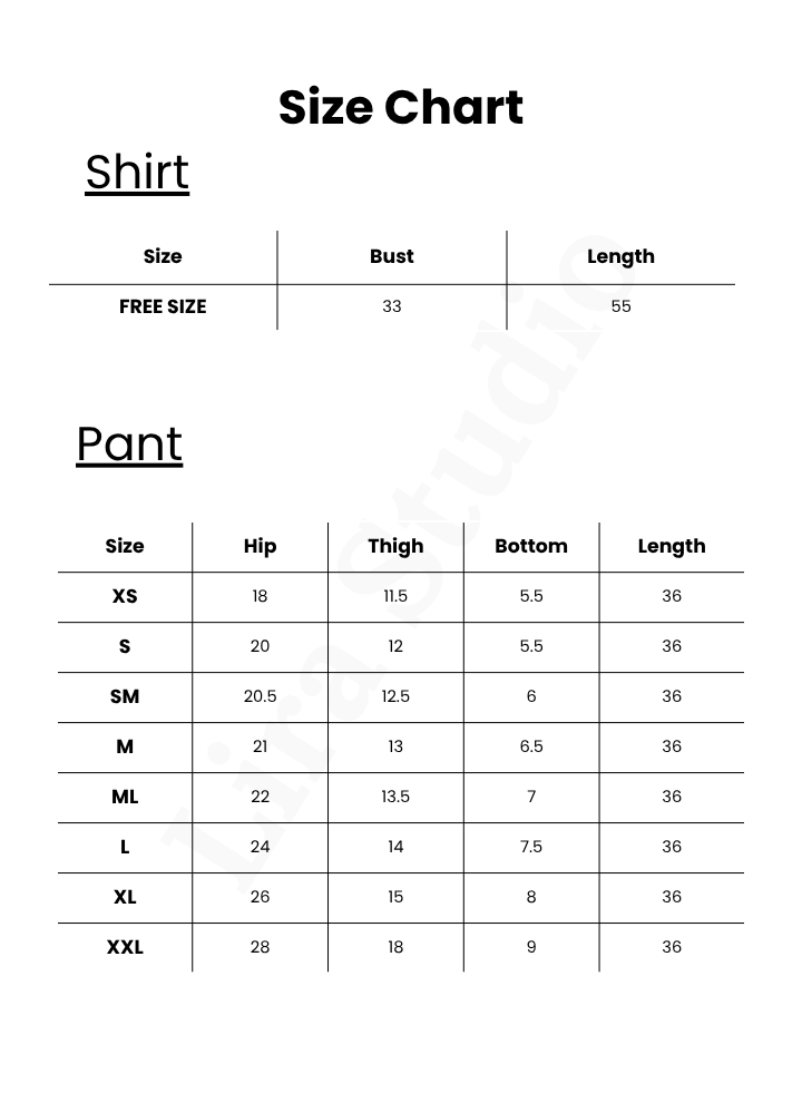 Size Chart Image