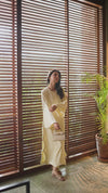 Light Yellow Embroided Thread Set
